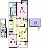 ラフレシールⅡの間取り画像