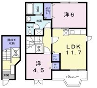 ニュークレストールソフィアBの間取り画像