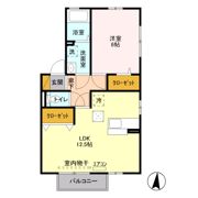 ボナール Aの間取り画像