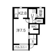 ポールスター A棟の間取り画像