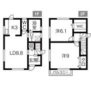 乙女川ハウス E棟・F棟・G棟・H棟の間取り画像
