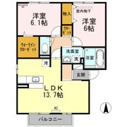 メゾンクレアの間取り画像