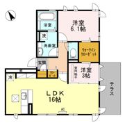 サニーハウスの間取り画像