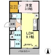 ENCOURAGER（ｱﾝｸﾚｰｼﾞｭ）の間取り画像