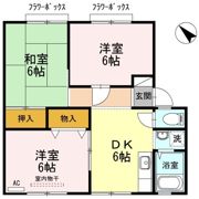 サンビレッジ楠乃 B棟の間取り画像