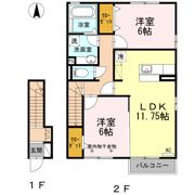 シャンテ ホーリーの間取り画像