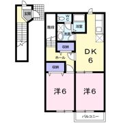 エレガント西青の間取り画像