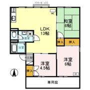 セジュール北八代 A棟の間取り画像