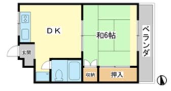 コーポ田寺ファイブの間取り画像