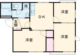 ハイツあわの間取り画像