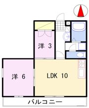 リアン飾東Aの間取り画像