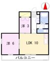 リアン飾東Aの間取り画像