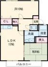 サンパティック田寺A棟の間取り画像