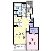 クレア・ルースの間取り画像