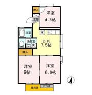 セジュールHiro B棟の間取り画像