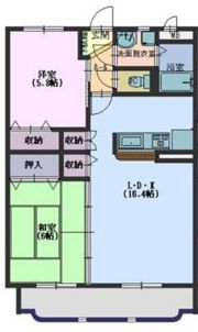 グランデルBの間取り画像
