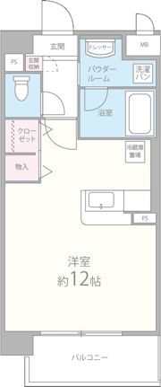 ベルメゾン・エグレットの間取り画像