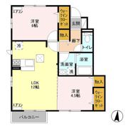 パルテール三鷹の間取り画像
