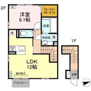 サンシャインW Ⅰの間取り画像