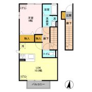 フォーゲルテラス リラ Ⅴの間取り画像