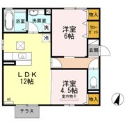 ボヌール千田 A棟の間取り画像