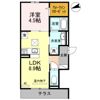 セジュール石田森南の間取り画像