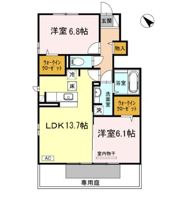 ラフィーネ東野の間取り画像