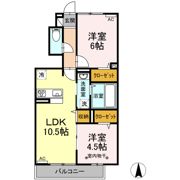 グランセジュール飛田の間取り画像
