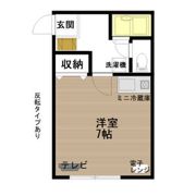 Kシティハイツの間取り画像