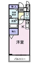 パルテール・スクウェアの間取り画像