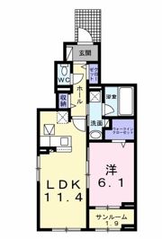 クラシオンの間取り画像