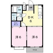 エルディムBの間取り画像