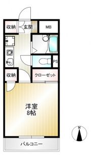 ハイシティー堀南の間取り画像