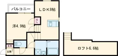 アルヴィータ基山Ⅰの間取り画像