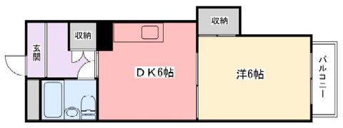 土山中村コーポの間取り画像
