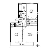 ラ ルーナ Aの間取り画像