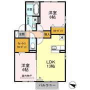 ロイヤルガーデン絆 Bの間取り画像