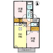 クローバー Ⅱの間取り画像