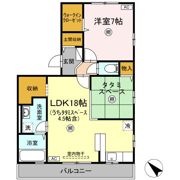 アグライア B棟の間取り画像