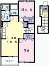 ハイツ新田の間取り画像
