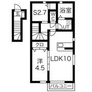 Beverly Hills(ビバリーヒルズ) B棟の間取り画像