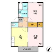 ハイツアイビスの間取り画像