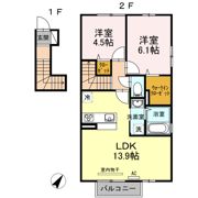 フキノトウ牟礼北 B棟の間取り画像