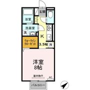 ブライトホープ Aの間取り画像