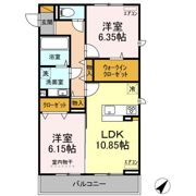 サンクレールAB Aの間取り画像