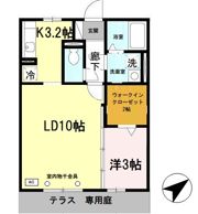 エクセル英賀保八十八 A棟の間取り画像