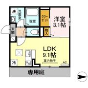 トレス城野貮番館の間取り画像