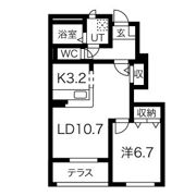 エルライフ西春の間取り画像