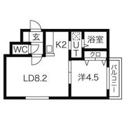 Cordiale(コルディアーレ)の間取り画像