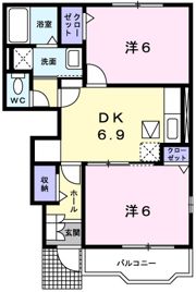 シリアス21B棟の間取り画像